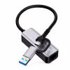 Адаптер USB-C + USB A to RJ45 Ethernet 1000Mbps ColorWay (CW-AD-CRG) - Image 2