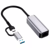 Адаптер USB-C + USB A to RJ45 Ethernet 1000Mbps ColorWay (CW-AD-CRG) - Image 4