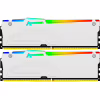 Модуль памяти для компьютера DDR5 32GB (2x16GB) 5600 MHz FURY Beast White RGB Kingston Fury (ex.HyperX) (KF556C36BWEAK2-32) - Image 4