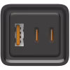 Зарядний пристрій ColorWay GaN3 Pro Power Delivery (USB-A + 2 USB TYPE-C) (65W) (CW-CHS039PD-BK) - Image 8