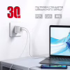 Зарядное устройство Intaleo 30W GAN USB-C PD+USB-A QC 3.0 white (1283126578274) - Image 5