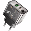 Зарядний пристрій HOCO N34 Dazzling dual-port Black (6931474799166) - Image 2