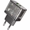 Зарядний пристрій HOCO N34 Dazzling dual-port Black (6931474799166) - Image 6