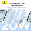Батарея універсальна Baseus Compact 4900mAh 20W Lightning, White (PPWC05I) (P10068304212-00) - Image 6