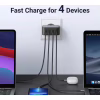 Зарядний пристрій Ugreen 4xUSB 100W (3xUSB-C+USB-A) Gan Tech Fast GAN Charger black CD226 (40747) - Image 8