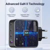 Зарядний пристрій Ugreen 4xUSB 100W (3xUSB-C+USB-A) Gan Tech Fast GAN Charger black CD226 (40747) - Image 9