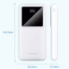 Батарея універсальна VENTION 10000mAh 22.5W 3A PD, QC/3.0, LED Display, White (FHKW0) - Image 5