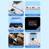 Батарея універсальна VENTION 10000mAh 22.5W 3A PD, QC/3.0, LED Display, White (FHKW0) - Image 6