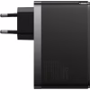 Зарядний пристрій Baseus 2xUSB-C 140W + 1xUSB GaN + cable USB-C to USB-C black (CCGP100201) - Image 3