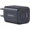 Зарядний пристрій Ugreen 2xUSB-C PD45W + 1xUSB QC3.0 GaN X527 gray (65156B) - Image 2