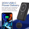 Батарея универсальная Energizer Magnetic Wireless 10000mAh 22.5W PD USB-A, USB-C In/Out, Black (QM10002PQ) - Image 9