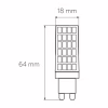 Лампочка Eurolamp LED G9 6W 600Lm 3000K (LED-G9-0630(220)) - Image 3