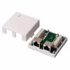 Комп'ютерна розетка RJ45 x2 STP 5e Kingda (KD-WP6037-C5e) - Image 2