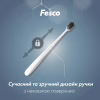 Зубная щетка Fesco Black & White Series Soft Белая с черной щетиной (4823098414131) - Image 3