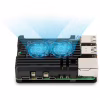 Корпус для Мікро ПК Kuongshun for Raspberry Pi 5 Alu 2 fans (RA787) - Image 6
