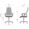 Офисное кресло Аклас Гилмор FX CH TILT Коричневое (11872) - Image 6