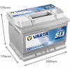 Аккумулятор автомобильный Varta Silver Dynamic 61Аh (561400060) - Image 3