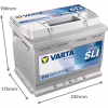 Акумулятор автомобільний Varta Silver Dynamic 63Аh (563400061) - Image 3