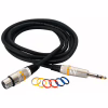 Мікрофонний кабель RockCable Microphone Cable - XLR (f) / TRS Jack 3m (RCL 30383 D6 F BA) - Image 2