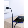 Дата кабель USB 2.0 AM to USB-C 0.5m 3.0A (18W) Nickel Plating US287 Black Ugreen (60115) - Image 3