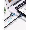 Дата кабель USB 2.0 AM to USB-C 0.5m 3.0A (18W) Nickel Plating US287 Black Ugreen (60115) - Image 4