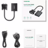Переходник VGA M to HDMI F CM513 black Ugreen (50945) - Image 3