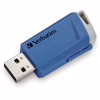 USB флеш накопичувач Verbatim 3x16GB Store 'n' Click Red/Blue/Yellow USB 3.2 (49306) - Image 5