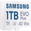 Карта пам'яті Samsung 1TB microSDXC Class UHS-I U3 V30 A2 EVO Plus + SD Adapter (MB-MC1T0SA/EU) - Image 2