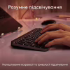 Клавіатура Logitech MX Keys Mini для MAC Wireless UA Space Grey (920-012652) - Image 9