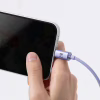 Дата кабель USB 2.0 AM to Lightning 2.0m 2.4A purple Baseus (CAJY000105) - Image 6
