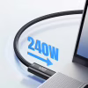 Дата кабель USB-C to USB-C 1.0m Thunderbolt 4 240W 8K60Hz black Essager (EXCTT4-PL01-P) - Image 5