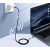 Дата кабель USB-C to USB-C 2.0m PD60W black Choetech (6932112105035) - Image 2