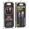 Дата кабель USB 2.0 AM to USB-C 1.0m 3A braided black SkyDolphin (USB-000583) - Image 2