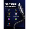 Дата кабель USB-C to USB-C 1.0m 60W US567 black Ugreen (15373) - Image 5