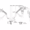 Кронштейн Gembird MA-DA2-02 - Image 2