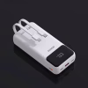 Батарея універсальна Dudao K15Pro 20000mAh PD/22.5W, QC, with built-in cables, White (6977196682447) - Image 4
