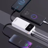 Батарея універсальна Dudao K15Pro 20000mAh PD/22.5W, QC, with built-in cables, White (6977196682447) - Image 6