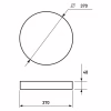 Світильник Eurolamp Easy click 40W 4000K (LED-NLR-40/40(GM)) - Image 3