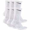 Шкарпетки Nike U NK EVERYDAY CUSH CREW 6PR-BD SX7666-100 46-50 6 пар Білі (194954124810) - Image 2