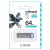 USB флеш накопичувач Wibrand 64GB Falcon Silver-Blue USB 2.0 (WI2.0/FA64U7U) - Image 2