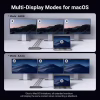 Концентратор Ugreen USB-C to 2xUSB 3.2 + 2xUSB-C 3.2 + 2xHDMI + DP 4K60Hz + PD 100W CM639 gray (35625) - Image 7