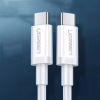 Дата кабель USB-C to USB-C 1.5m US264 18W ABS Cover White Ugreen (60519) - Image 3