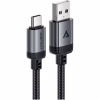 Дата кабель USB 2.0 AM to USB-C 1.2m 3.0A 18W aluminum alloy Black Acefast (6974316283782) - Image 2