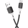 Дата кабель USB 2.0 AM to Micro 5P 1.0m 2.4A silicone BX79 black BOROFONE (6974443384765) - Image 2