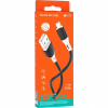 Дата кабель USB 2.0 AM to Micro 5P 1.0m 2.4A silicone BX79 black BOROFONE (6974443384765) - Image 3
