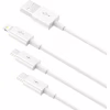 Дата кабель USB 2.0 AM to Lightning + Micro 5P + USB-C 1.5m 3.5A white Baseus (CAMLTYS-02) - Image 2