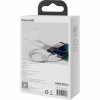 Дата кабель USB 2.0 AM to Lightning + Micro 5P + USB-C 1.5m 3.5A white Baseus (CAMLTYS-02) - Image 4