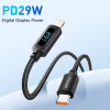 Дата кабель USB-C to Lightning 1.0m 29W LED black Essager (EXCTL-XY01-P) - Image 5
