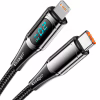 Дата кабель USB-C to Lightning 1.0m 20W Digital Display black Essager (EXCTL-YD01) - Image 3