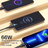 Дата кабель USB 2.0 AM to Lightning + Micro 5P + Type-C 1.2m 66W black Essager (EXCMTL-XJ01) - Image 6